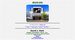 Desktop Screenshot of dhark.info